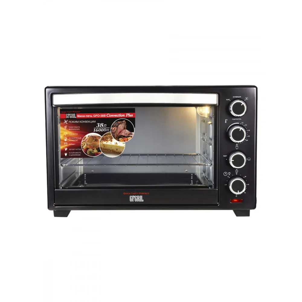 Мини-печь GFGRIL GFO-38B Convection Plus