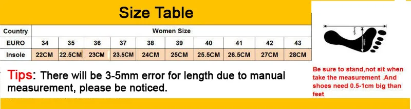 women size