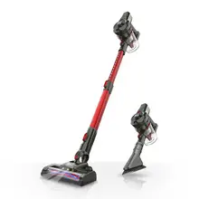 Cordless Vacuum Cleaner Handy and Extendable,2EN6 Lightweight Quiet Powerful Suction 160W Rechargeable Stick Handheld Vac 2Speed