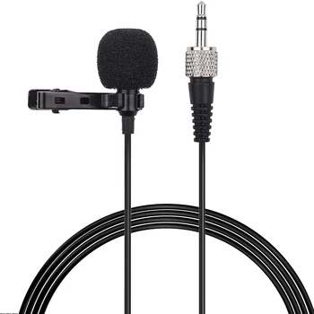 

ACEMIC M21 Clip-On Condenser Lavalier Microphone Mic 3.5mm TRS Plug 1M Cable for Sony D11 D12