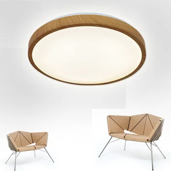 

Natural color, imitation wood grain led ceiling lamps,single layer, 30CM 13W,AC90-265V