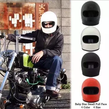 

Star Small Helmet Body Full Face Helmet Japan Retro Helmet Helmet TT & Co Helmet Small Face Helmet