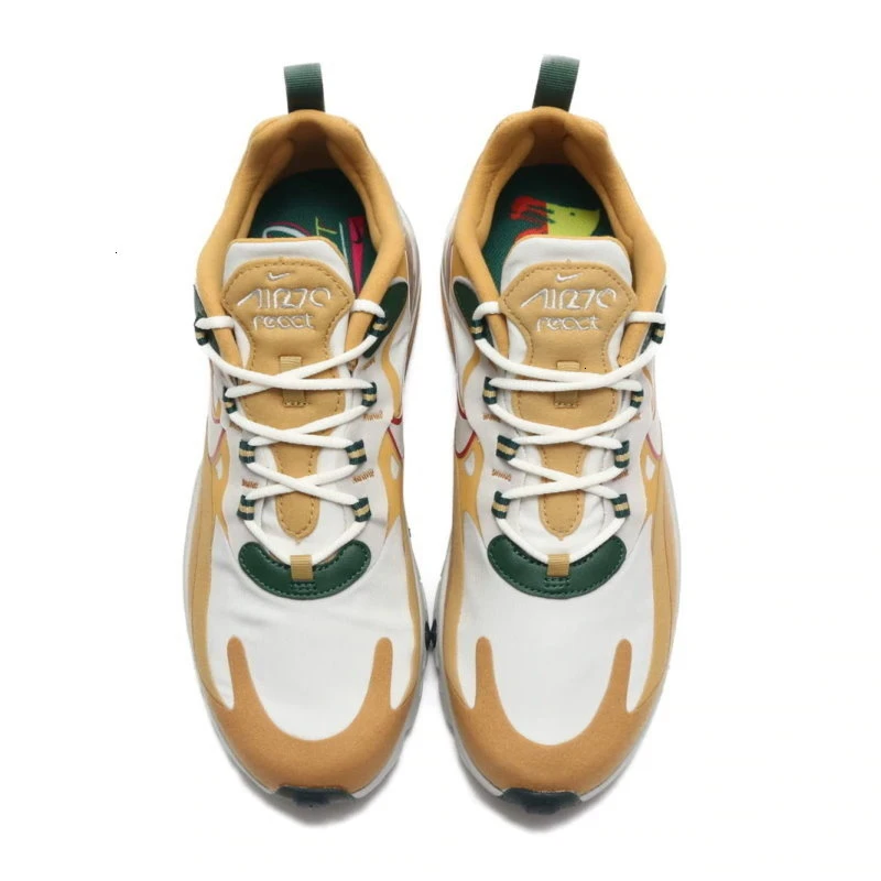 NIKE AIR MAX 270 REACT Новое поступление мужские кроссовки для бега на воздушной подушке спортивные кроссовки# AQ4971-300