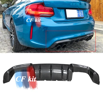 

CF Kit Real Carbon Fiber Rear Bumpers Diffuser For BMW F87 Diffuser Carbonio Car Rear Lip Bumper Spoiler Car Styling