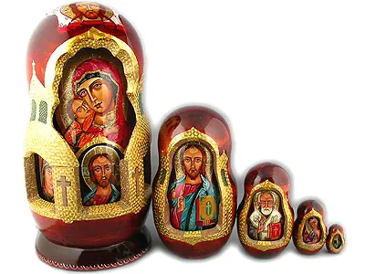 Рисунок 2 - Матрешка 10 мест Религия резна