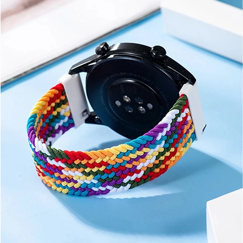 Фото Ремешок 20 мм 22 мм для Samsung Galaxy watch 4 5 6 44 мм 40 мм Pro 45 мм Классический 47 мм 43 мм браслет correa Huawei watch GT 2e 3 4 ремешок №2