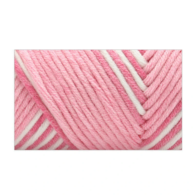 100 г/рулон красочная чесаная Мягкая Детская Хлопковая пряжа из натурального волокна ручное вязание крючком из шерсти пряжа для DIY свитера - Color: 29