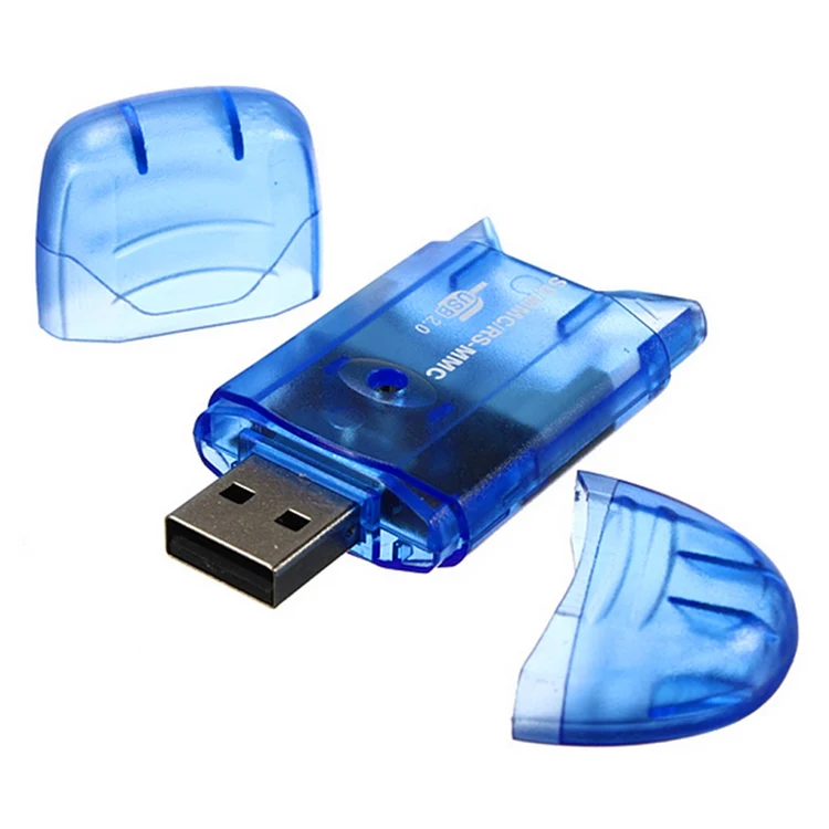 High Speed USB Memory Card Reader Writer Adapter For MMC To SDHC TF SD UP 64GB