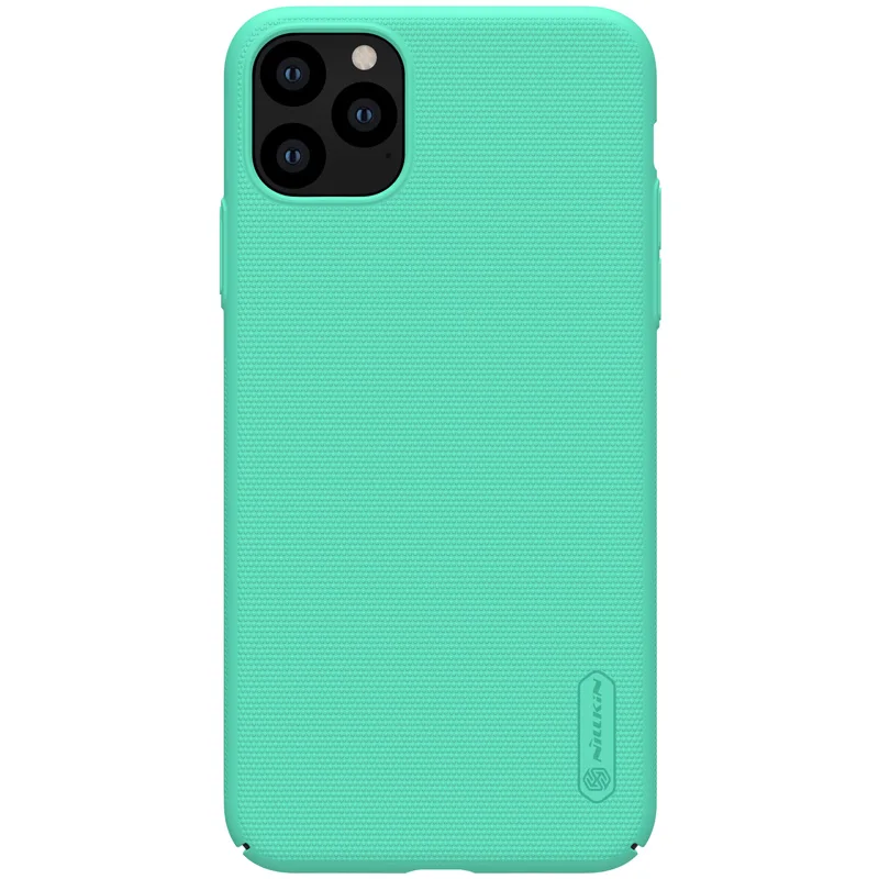Для iPhone 11 Pro X Xr Xs Max чехол Nillkin матовый щит Жесткий Чехол для задней панели ПК чехол для iPhone 8 7 6S 6 Plus 5S SE оболочка - Цвет: Light Green