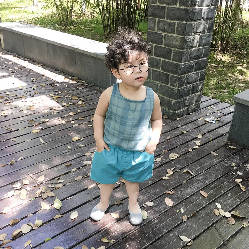 Летние популярные детские штаны ярких цветов в Корейском стиле рабочая одежда для мальчиков и девочек, популярные штаны универсальные штаны из чистого хлопка, Scho