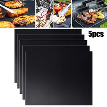 

5pcs BBQ Outdoor Baking Grill Mat Grill Mat BBQ Non-Stick Gas Grill Baking Mat Frying Foil 400*330mm Grill Mat Accessories