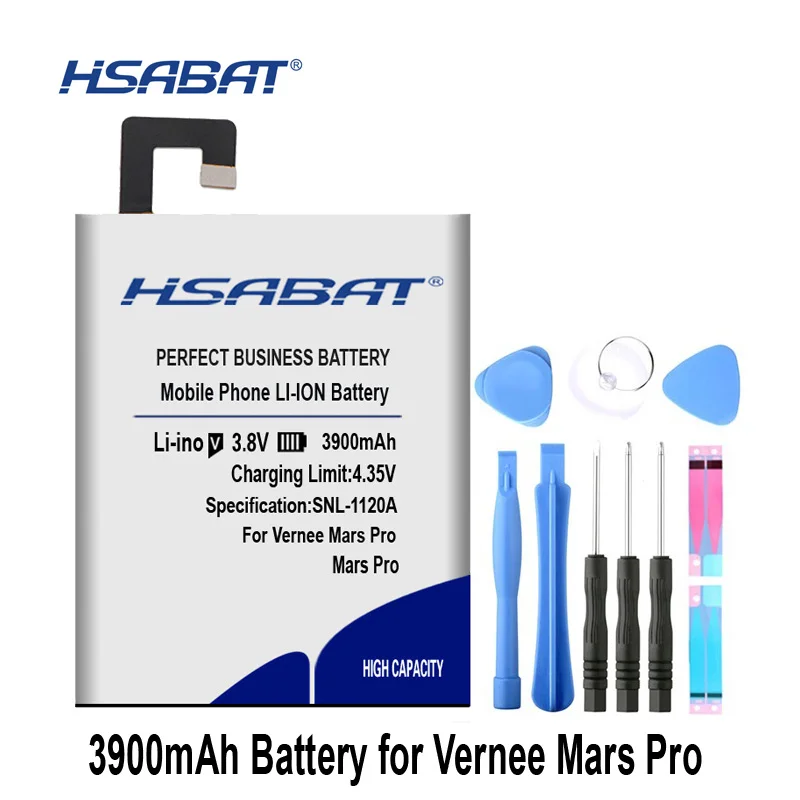 Аккумулятор HSABAT Mars Pro 3900mAh для аккумуляторов Vernee Mars Pro