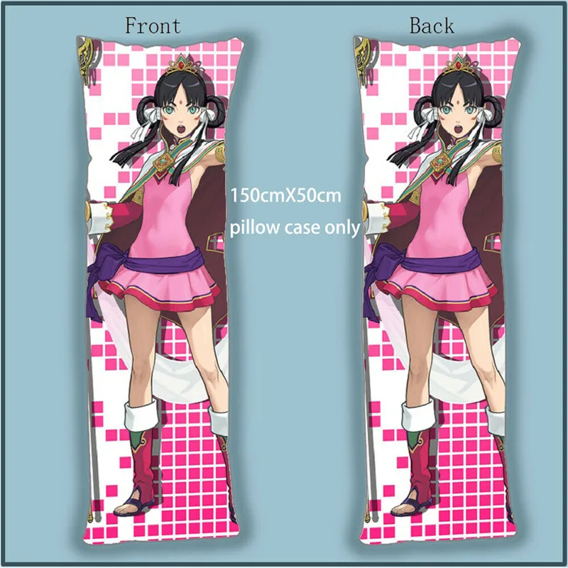 Наволочка Dakimakura для подушки наволочка Gyakuten Saiban Ace Серебряная аниме декоративная