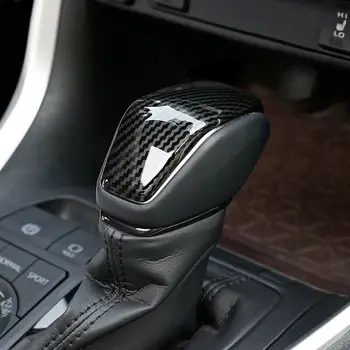 

ABS Plastic Shift Knob Cover Trim Gear lever For Toyota RAV4 2019-2020