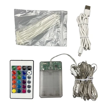 

Patio Umbrella Light String Lights 8 Brightness Modes 104 LED 3AA Battery Operated Waterproof Outdoor Umbrella Light S7