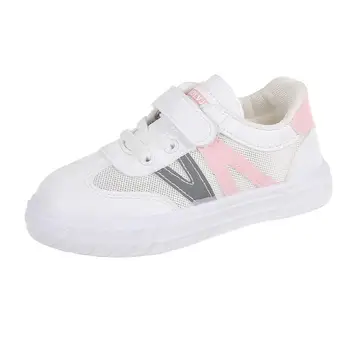 

Baby Boy Girl Shoes Kids Casual Sneakers Solid Color Cut-outs Cotton Net Breathable Soft Children Boys Girls Shoes size 26-36