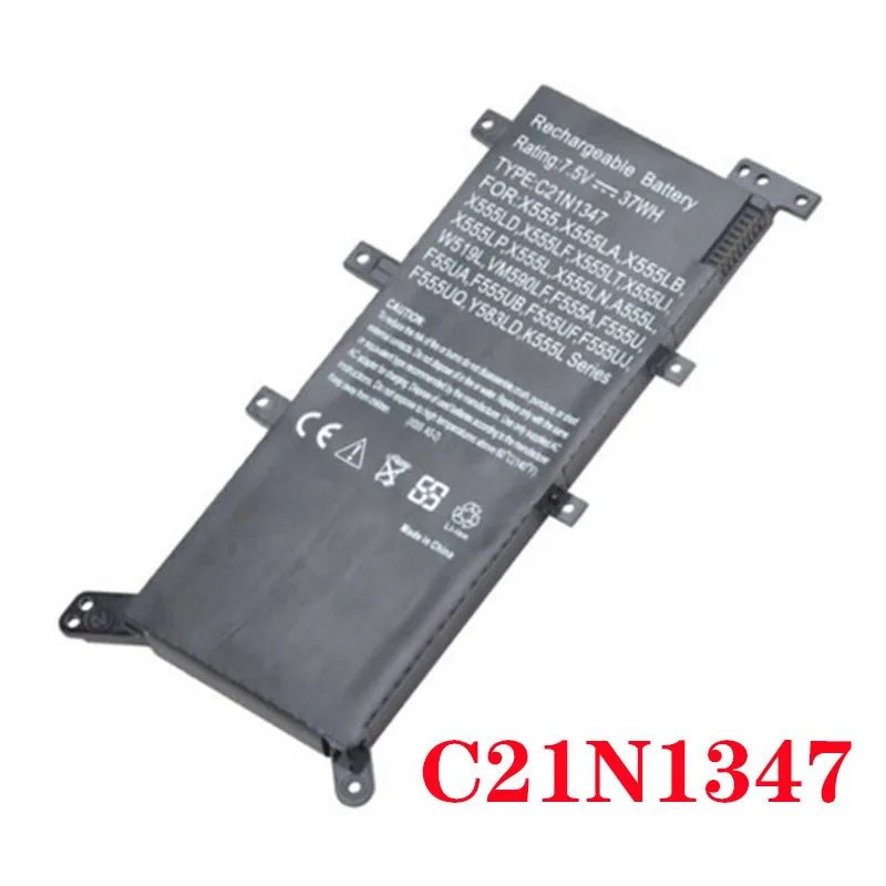 Аккумулятор C21N1347 для ноутбука ASUS X555 W519L X555LA X555LD X555LN A555L F555L F555LD F555 X554L