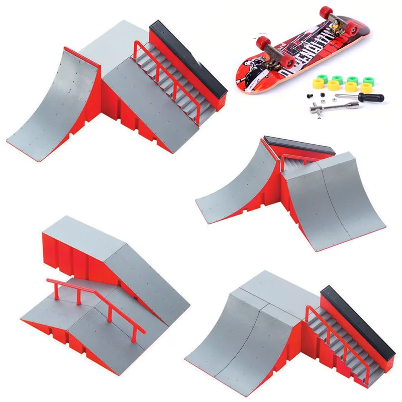 Mini Skateboard Toy Skate Park For TechDeck Fingerboard Skateboard