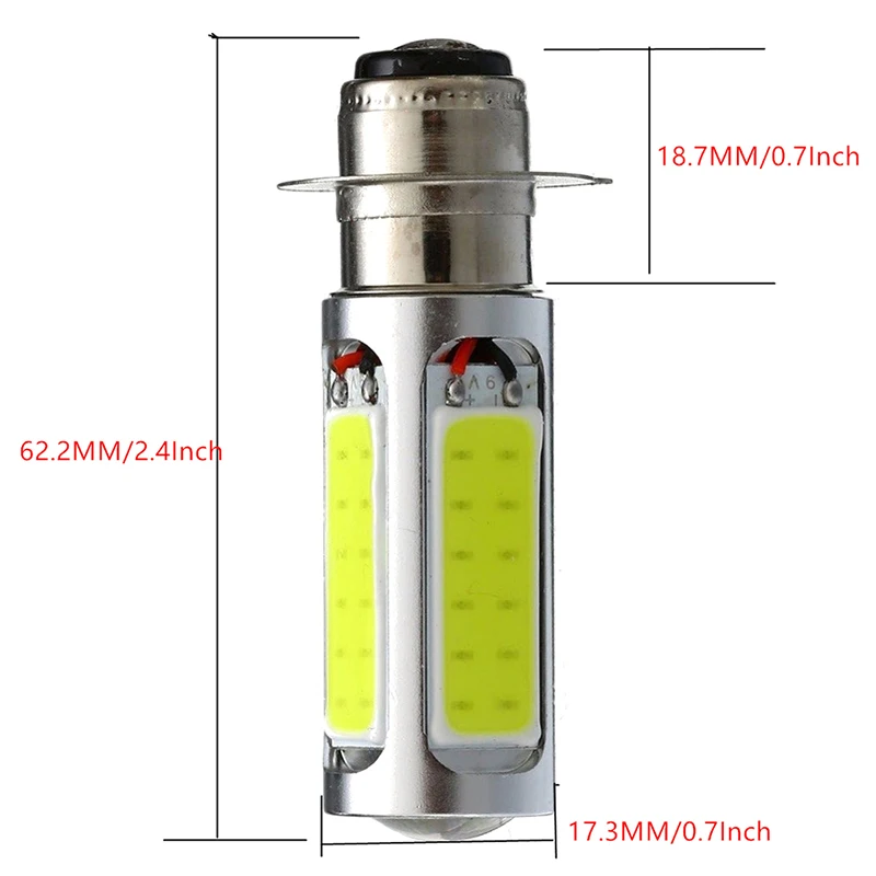 H6 P15D DC 12 В Canbus Противотуманные фары SMD 1200 лм мотоциклетная головная лампа