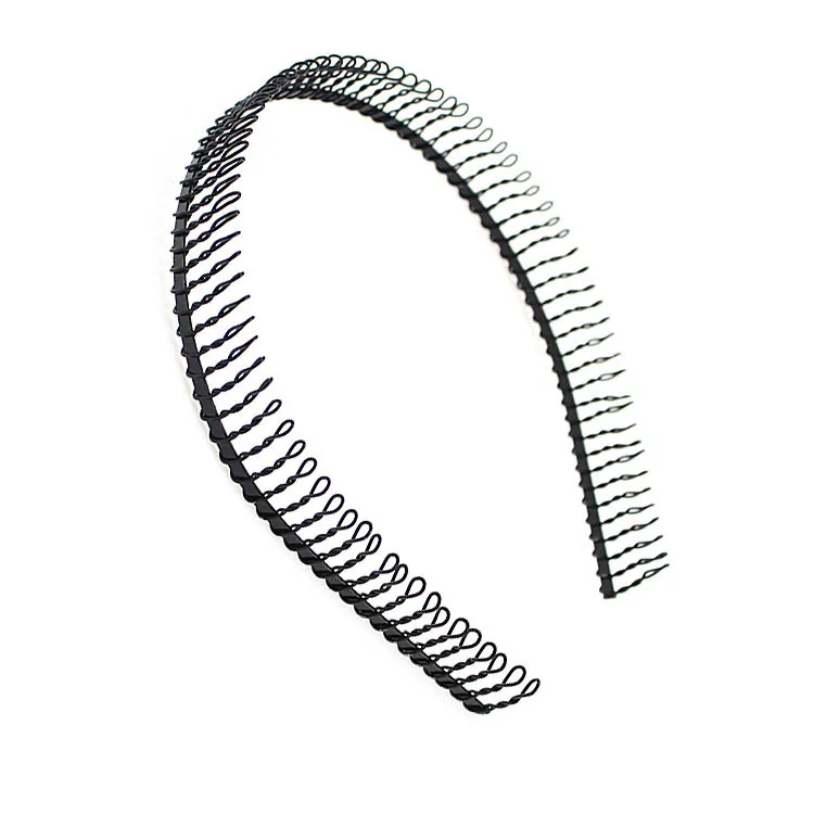 Received Chopped Hair Toothed Headband for Both Men And Women Hair Bands aged Women Whole Tooth Iron Hair Bands Headband 83 Too