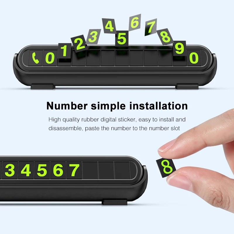 Автомобильная Временная парковочная карточка автомобильная ароматерапия для