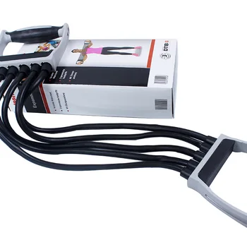 

Five-Tube Removable Chest Expander Multi-Function Chest Muscle Exercise Fitness Equipment Household Sports Training Rubber