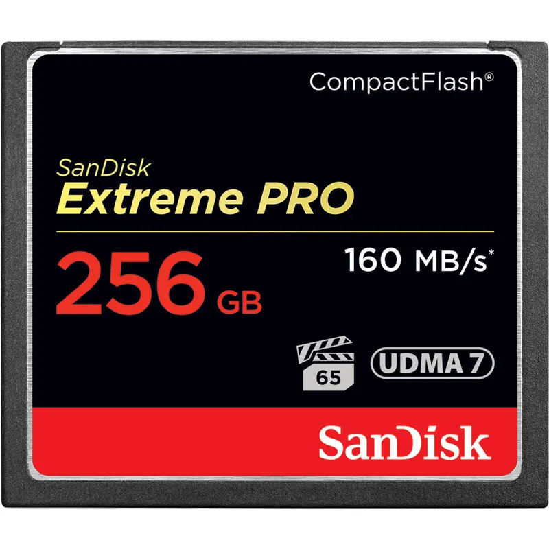 Карта памяти Micro SD EXTREME PRO высокая прозрачность и Скорость SLR Камера CompactFlash CF карты памяти чтения Скорость до 160 МБ/с. 32 Гб 64 Гб 128 ГБ 256 - Емкость: 256GB