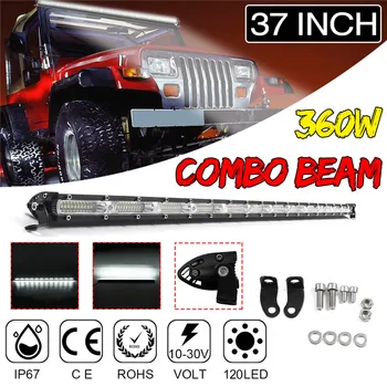 

37 Inch 360W Led Light Bar LED Work Light for Driving Offroad Boat Car Tractor Truck 4x4 SUV ATV 12V 24V