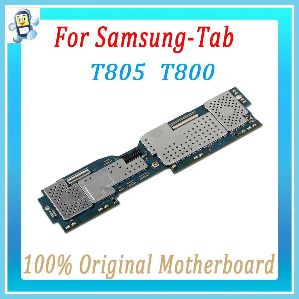 Оригинальная материнская плата для samsung Galaxy Tab S T805 T800 оригинальная материнская плата Android логическая плата с чипами пластина