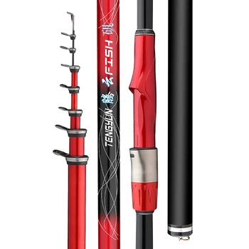 

3.6m-8.0m Positioning Rock Fishing Rod Long Section Telescopic Fishing Olta Spinning Pole Distant Throwing Canne Fishing Tackle