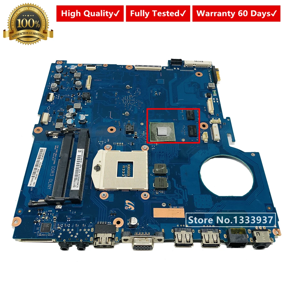

BA41-01608A Mainboard For Samsung NP-RV520 RV520 Laptop Motherboard BA92-08186A BA92-08186B