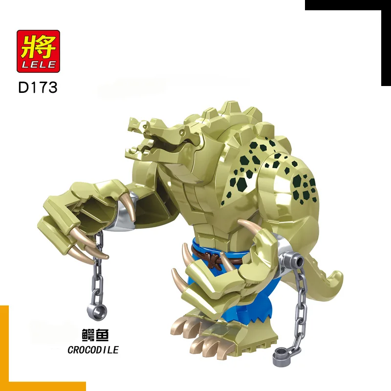 

Crocodile Killer Blocks Compatible with Legoinglys Figure Killer Croc Animal Building Blocks Plastic Toys For Children