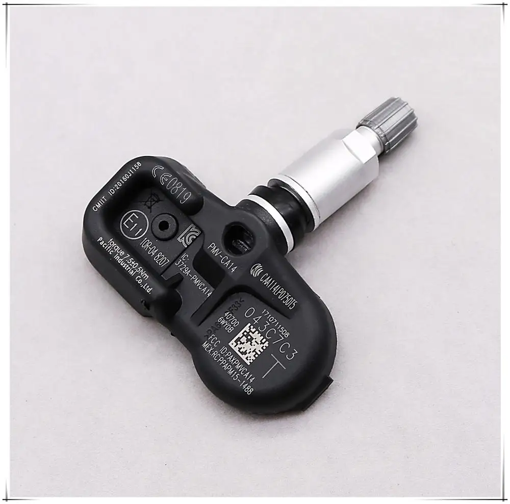 PMV CA14 TPMS датчик для 2013 2022 Infiniti Q70 QX50 QX70 Nissan 370Z Juke 433 МГц датчики давления в шинах 40700