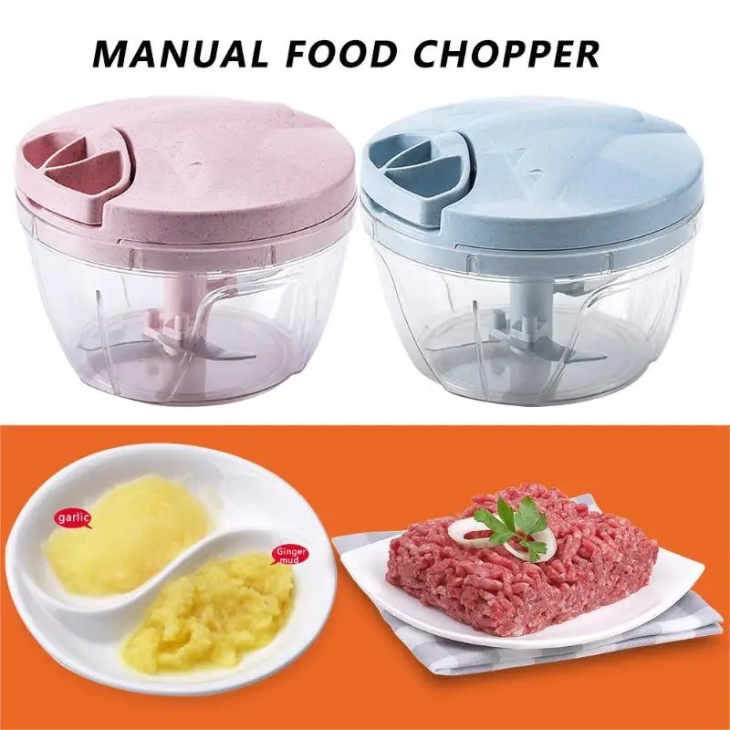 

Manual Meat Grinder Food Chopper Mincer Mixer Fruit Vegetable Nut Shredder