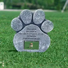 Сувенир для щенка надгробия, памятный камень для домашних животных, сад, задний двор, памятник для домашних животных#24/9