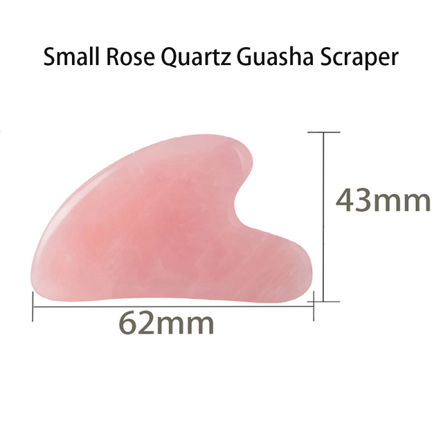 Jade Stone Gua Sha Massage Board Rose Quartz Guasha Plate Jade Face Massager Scrapers Tools For Face Neck Back Body