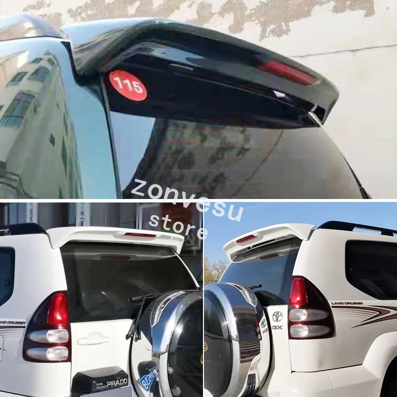Спойлер из АБС-пластика и углеродного волокна для Toyota Land Cruiser Prado 2003-2009 года |