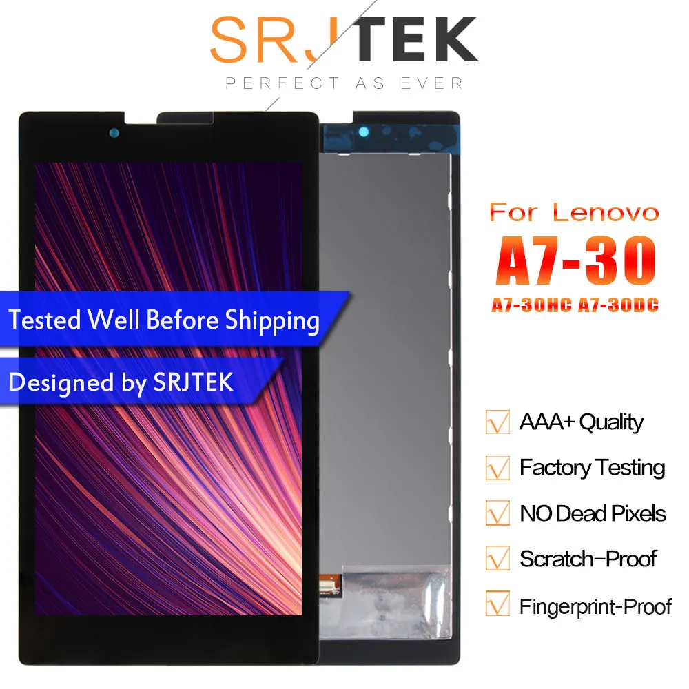 Srjtek для Lenovo Tab 2 tab2 сенсорный ЖК дисплей с дигитайзером тачскрина сенсорного