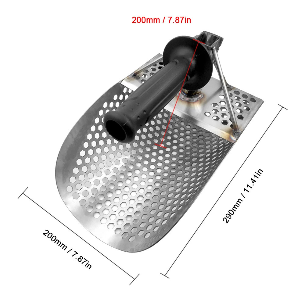 Пляжный песочный ковш с ручкой инструмент для обнаружения металлов