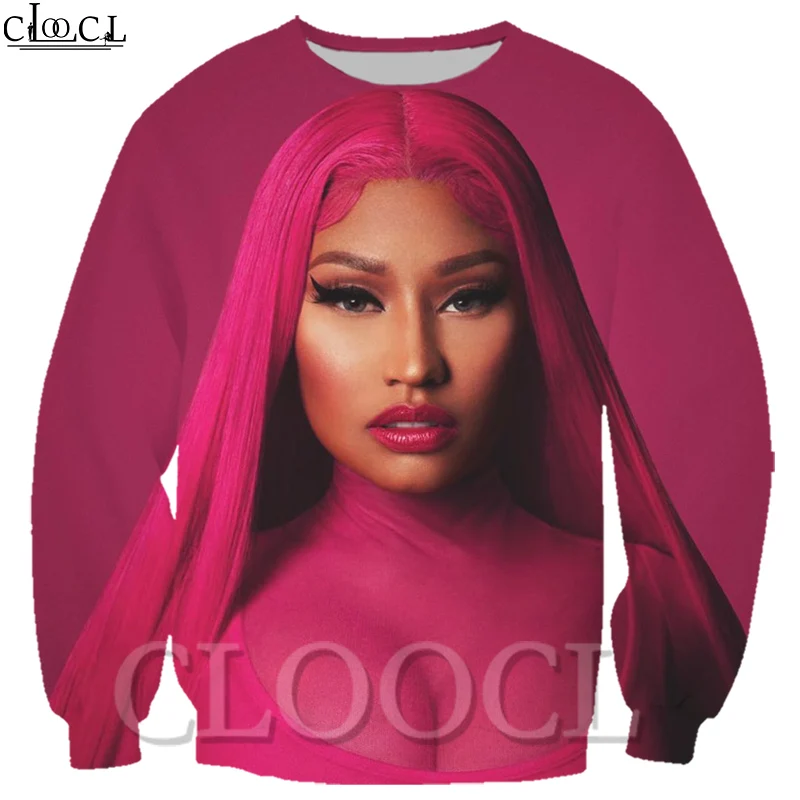 CLOOCL новейший свитшот в стиле хип хоп Nicki Minaj 3D принт рэпер певец для мужчин/женщин