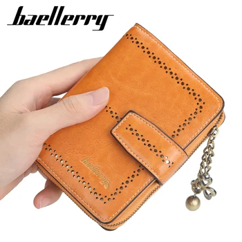 

Baellerry 2020 Luxury Small Wallet Female Purse Leather Housekeeper Purse for Coins Fashion Designer Small Bag
