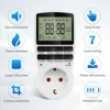 Electronic Digital Timer Switch EU FR BR Plug Kitchen Timers 230V 7 Day12/24 Hour Programmable Control Timing Socket Outlet 1