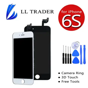 100% testato No Dead Pixel Display LCD Per iPhone 6s Touch Screen 3D Forza Digitizer Assembly Pantalla Sostituzione Completa parte + Strumento