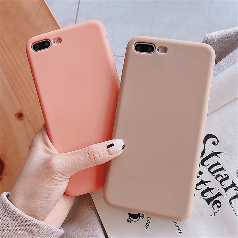 Модный матовый Силиконовый чехол для Xiaomi Mi 9 SE 8 Lite A2 A1 Capa Redmi 6 Pro 6A 5 Plus 5A 4X 4A милый