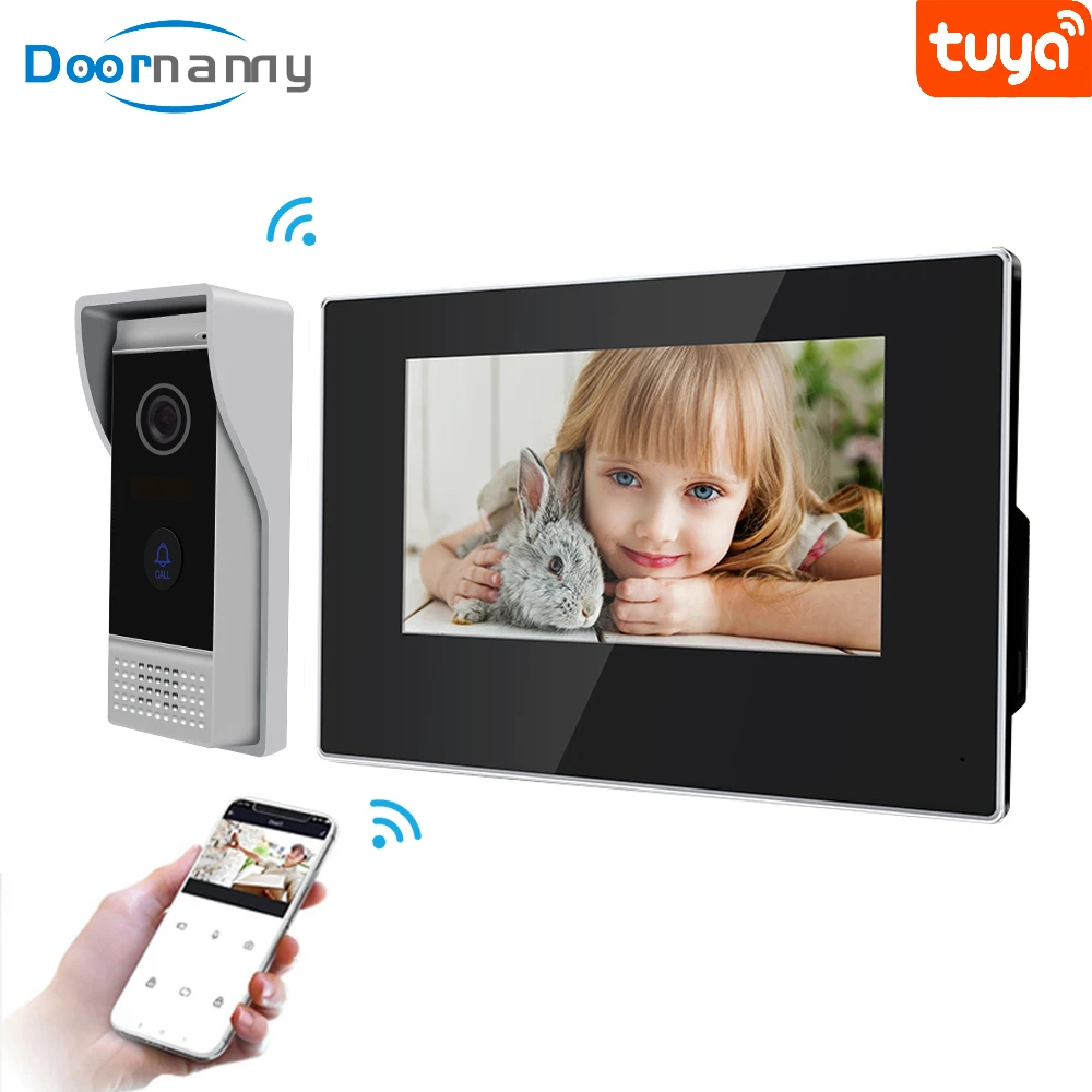 

Doornanny Tuya 720P Wireless Doorbell With Camera Video Intercom For Home Apartment Call WiFi Video Door Bell Wireless Phones