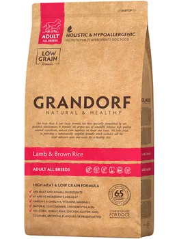 

GRANDORF GRANDORF ADULT ALL BREEDS LAMB & BROWN RICE for adult dogs of all breeds nizkozernovoy with the lamb and brown rice
