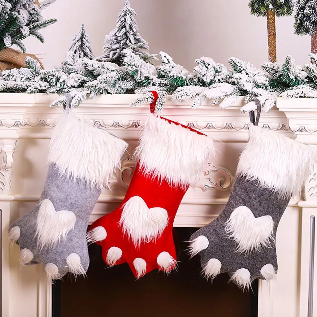 Носки, орнамент с рождественской елкой, украшения, вечерние, праздничные, рождественские, Санта Клаус, Декор, подарок, пэчворк,, горячая Распродажа, новые носки для детей