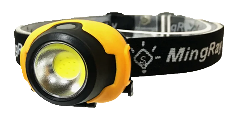 MingRay мини COB налобный фонарь 3 Вт мощная светодиодная фара водонепроницаемый фонарик на голову для кемпинга рыбалки