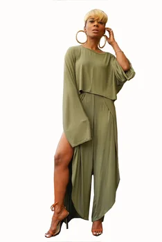 

Summer Autumn Women Two Piece Set Top and Pants Plus Size Tracksuit Sweatsuit Outfit Solid Loose Top and Skirt Sets