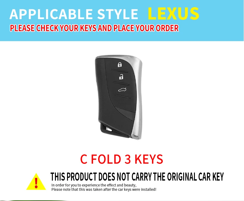 In lega di zinco auto Remote Key Case Cover Holder Shell Fob per Lexus NX ES UX US RC LX GX IS GS RX 200 250h 350h LS 450h 260h 300h 6 In lega di zinco auto Remote Key Case Cover Holder Shell Fob per Lexus NX ES UX US RC LX GX IS GS RX 200 250h 350h LS 450h 260h 300h - Hac55660656ae4e52adf39f8cf84ef62aQ